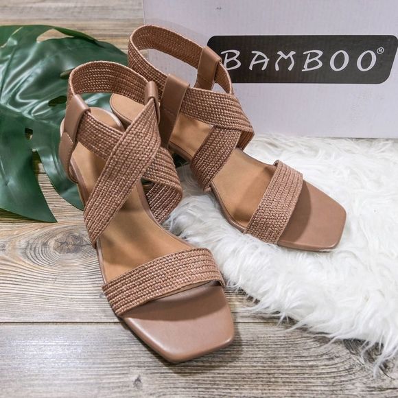 Forever 21 Tan Block Heel Sandals - Picture 7 of 7